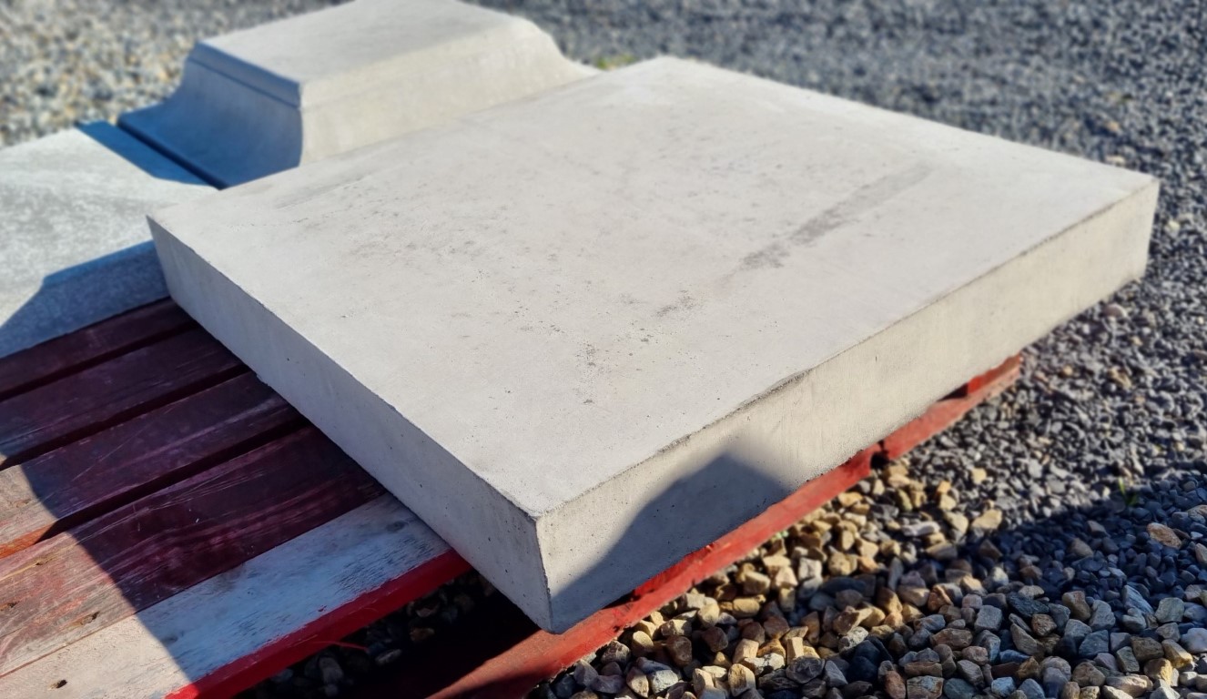 Flat Concrete Pier Caps