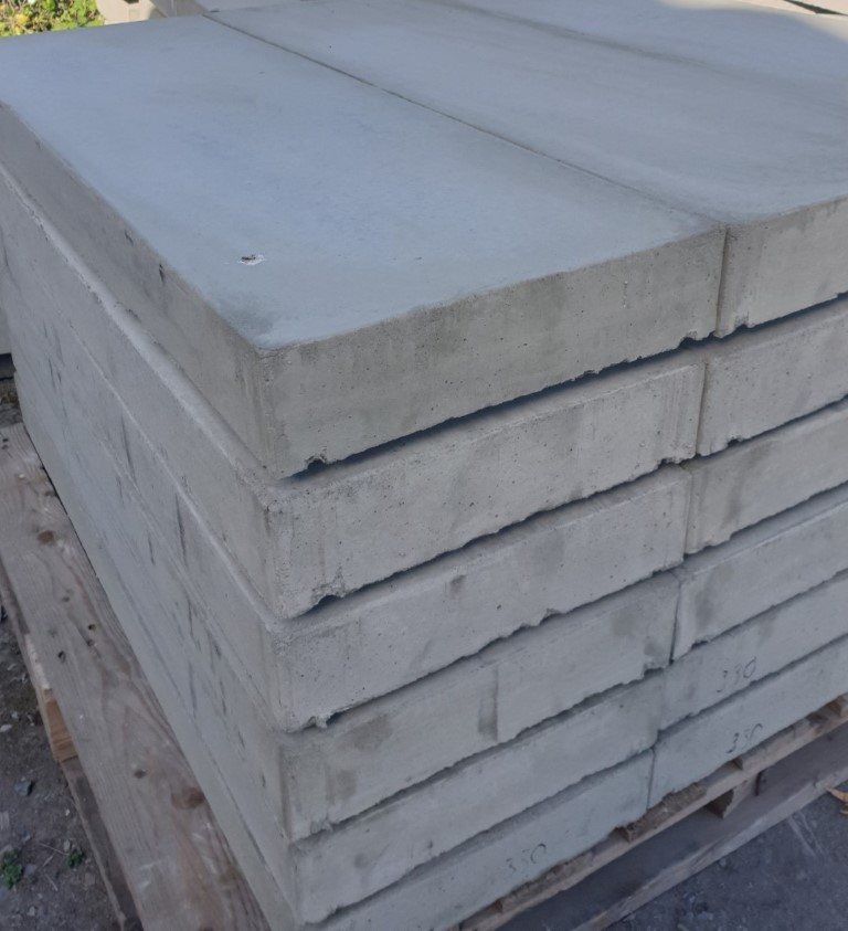 Flat Concrete Wall Caps